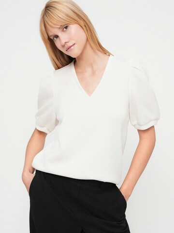 OBJECT Тениска 'OBJAndrea' в бяло