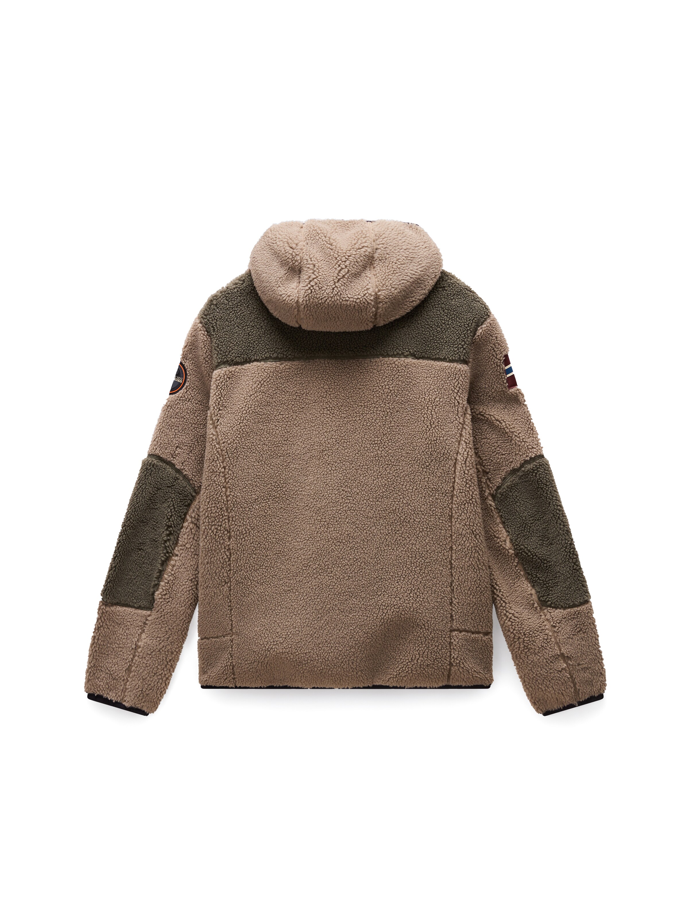 NAPAPIJRI Fleece Jacket 'Yupik' in Brown