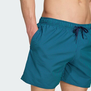 ADIDAS SPORTSWEAR Sports swimming trunks 'Seersucker' in Green