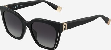 Lunettes de soleil 'SFU708' FURLA en noir : devant