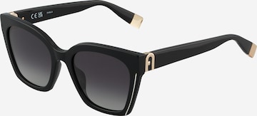 FURLA Солнцезащитные очки 'SFU708' в Черный: спереди