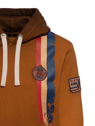 King Kerosin Sweatshirt in Brown