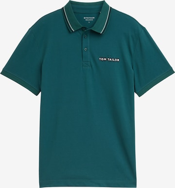 T-Shirt TOM TAILOR en vert : devant
