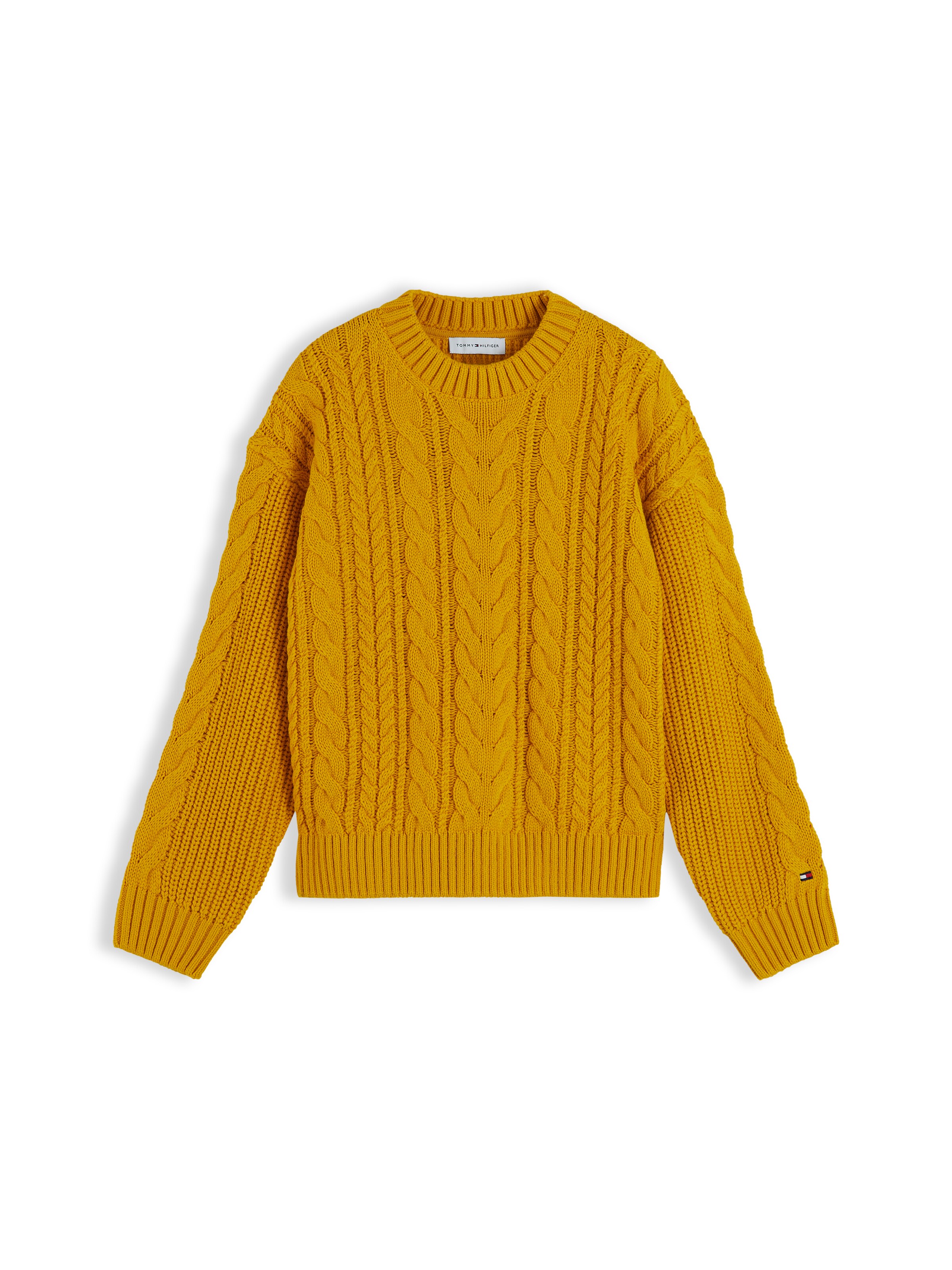 TOMMY HILFIGER Svetr – žlutá: přední strana
