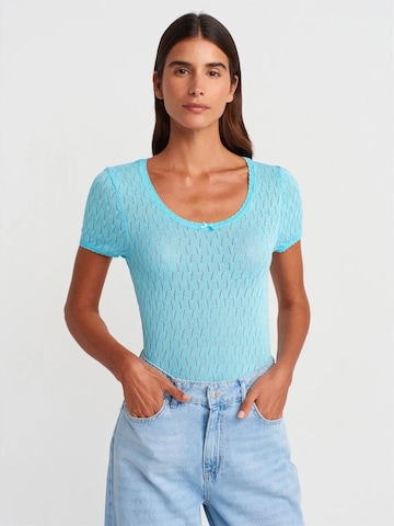 Dilvin Blouse 'Blusen' in Blue: front