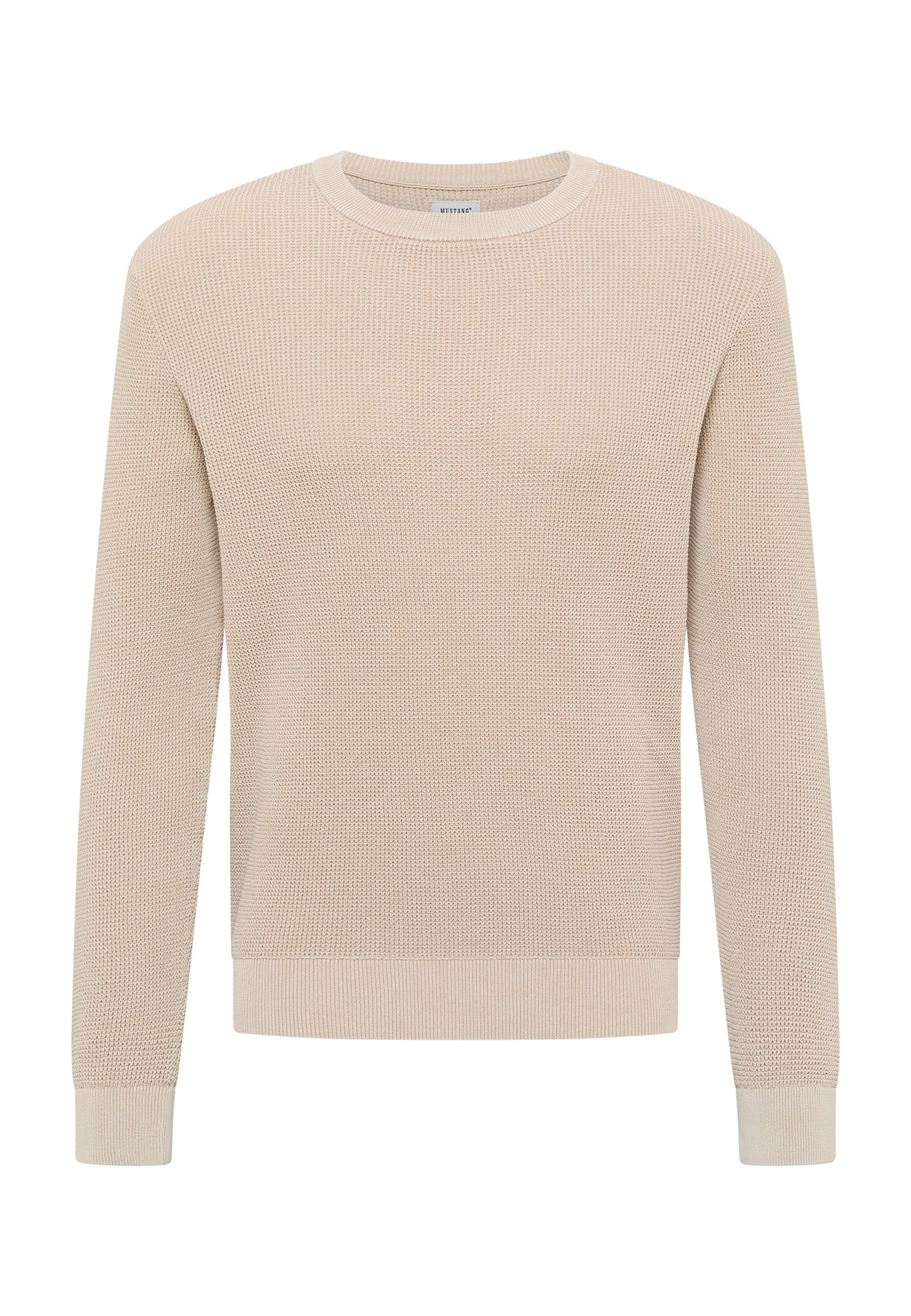 MUSTANG Sweater in Beige: front