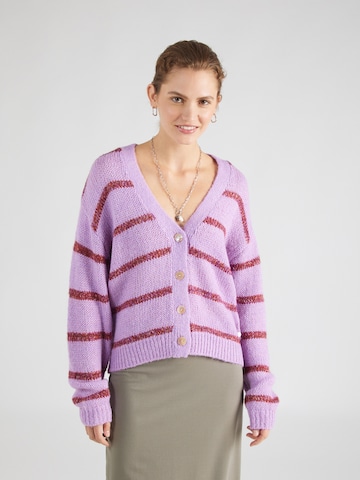 NÜMPH Strickjacke 'TARA' in Lila: predná strana