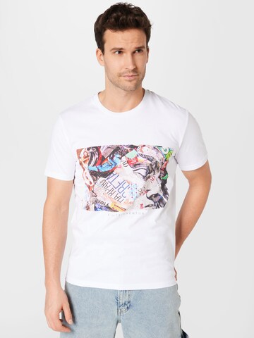 T-Shirt 'Head' EINSTEIN & NEWTON en blanc : devant