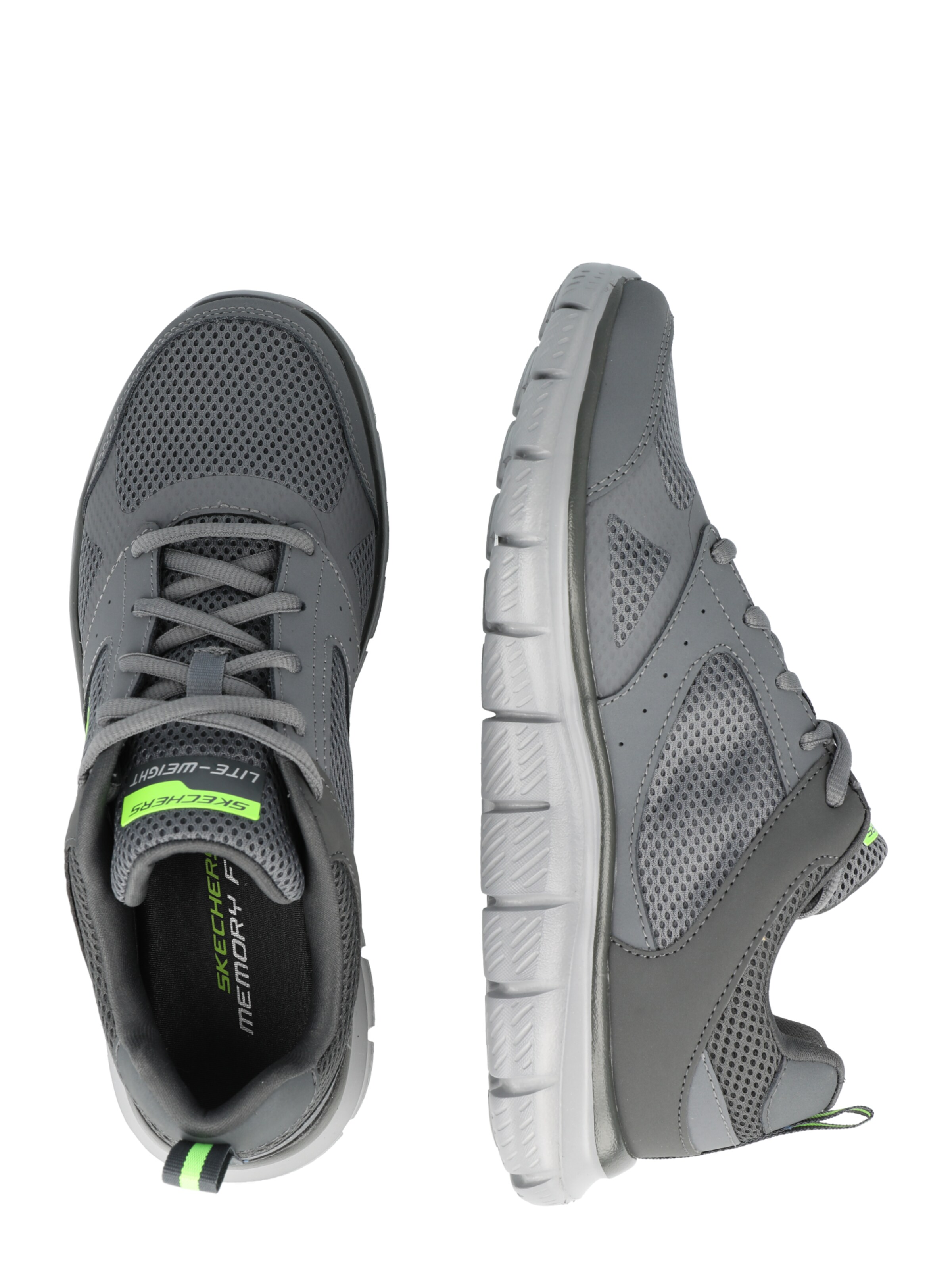 SKECHERS Trampki niskie 'Track Syntac' w kolorze szary