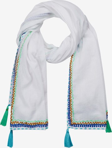 CODELLO Scarf in White: front