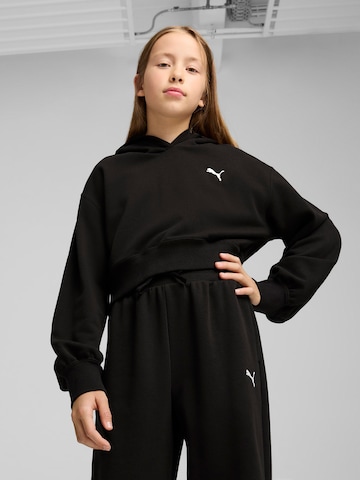 PUMA Sweatshirt 'ESS' in Schwarz: Vorderseite