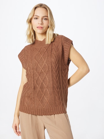 Sublevel Sweater in Brown: front