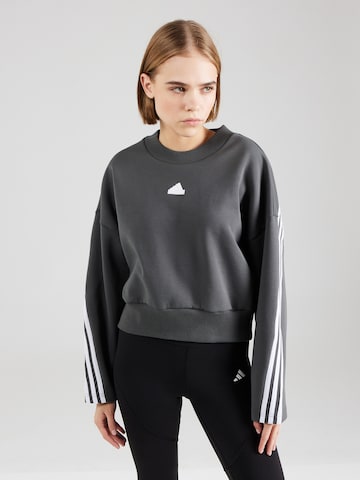 ADIDAS SPORTSWEAR - Sweatshirt de desporto 'Future Icons 3' em cinzento: frente