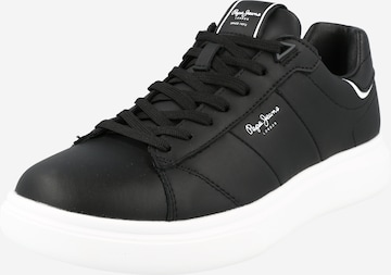 Pepe Jeans Sneakers laag 'EATON PART' in Zwart: voorkant