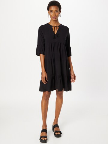 Eight2Nine Shirt Dress in Black: front