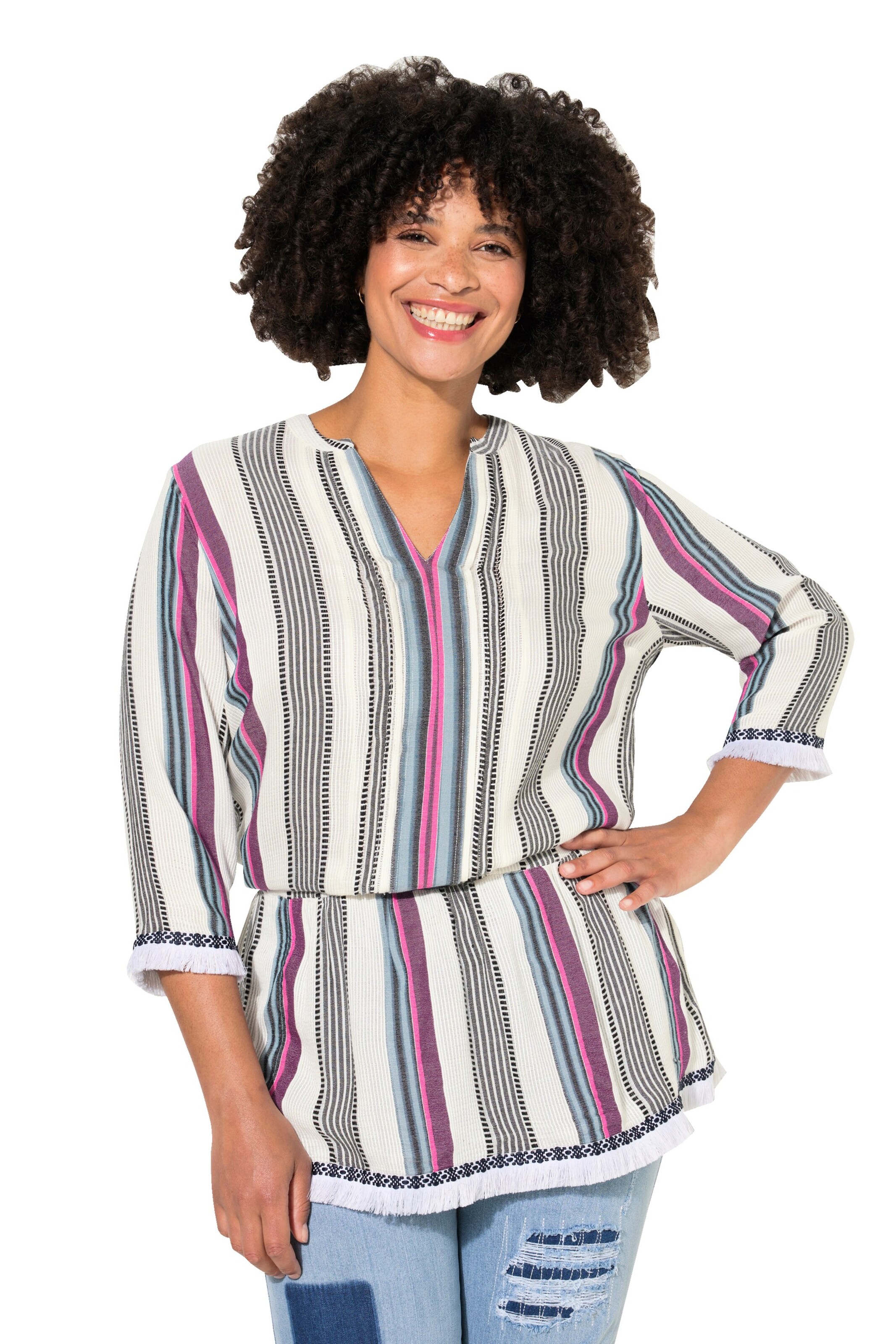 Angel of Style Tuniek in Wit: voorkant