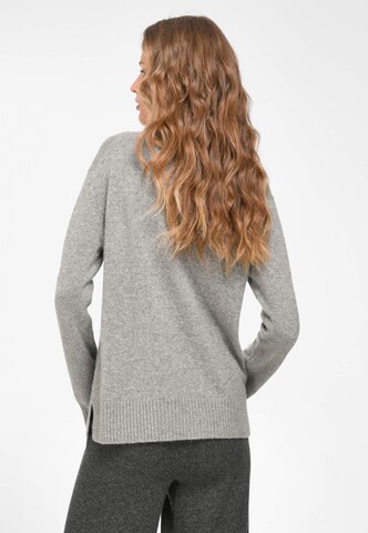 include Rundhals-Pullover New Wool in Grau
