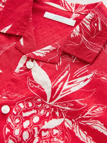 Next Regular Fit Hemd in Rot