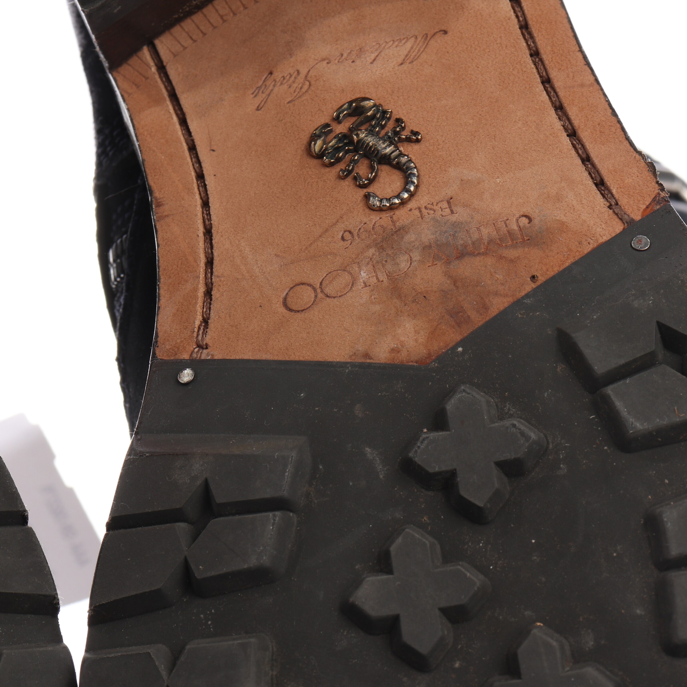 JIMMY CHOO Anke & Mid-Calf Boots in 43 in Black