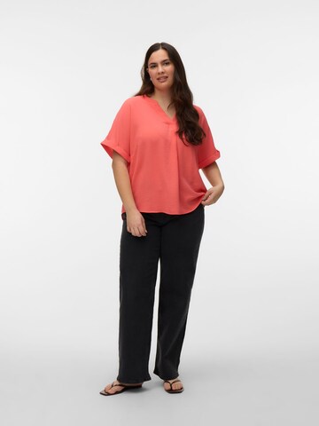 Vero Moda Curve Bluse 'VMCElva' i orange