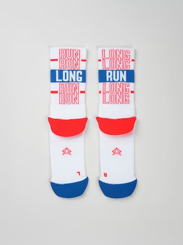 INCYLENCE Athletic Socks 'MOTTO RUNNING' in Blue