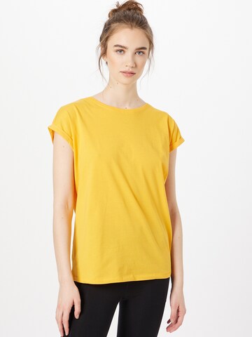 Urban Classics - Camiseta en amarillo: frente