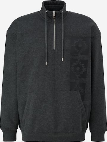 Sweat-shirt s.Oliver en gris : devant