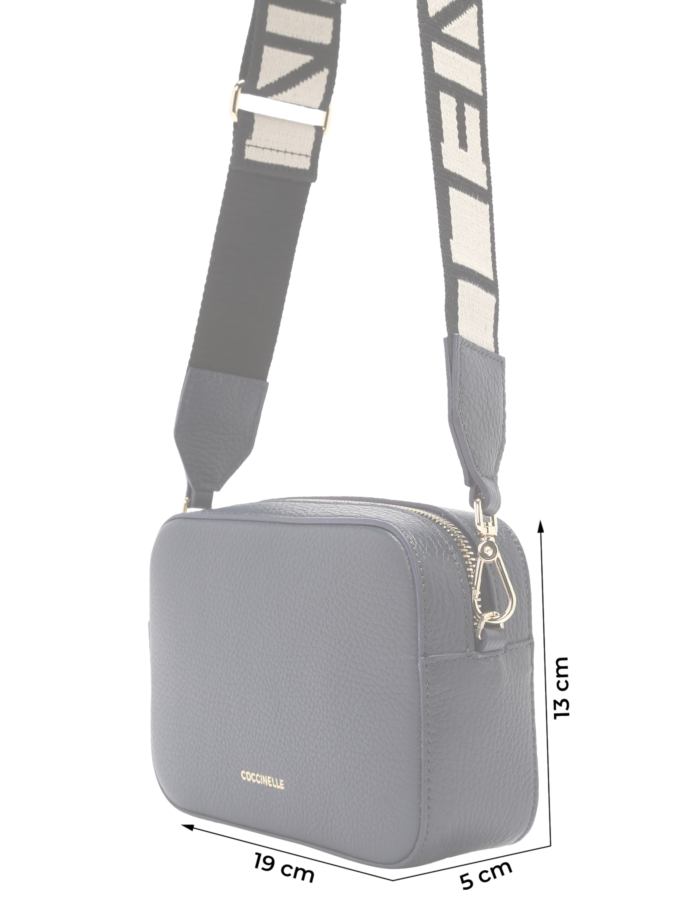 Coccinelle - Bolso de hombro 'TEBE' en azul