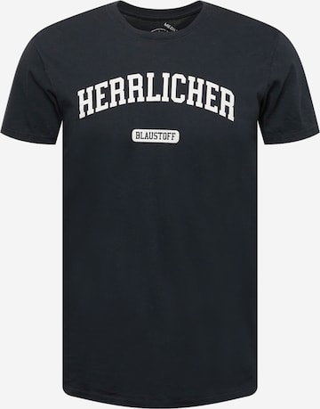 Herrlicher T-Shirt in Schwarz: predná strana