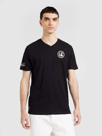 CAMP DAVID T-Shirt 'Cruise North' in Schwarz: Vorderseite