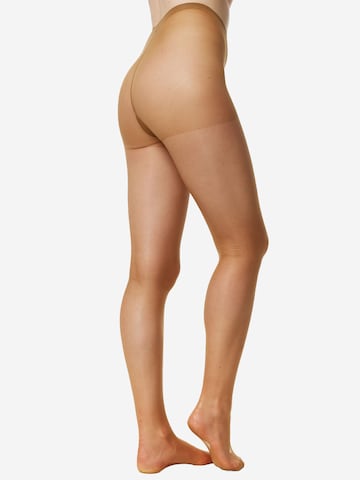 Nur Die Fine tights ' Seidenfein 15 DEN ' in Brown