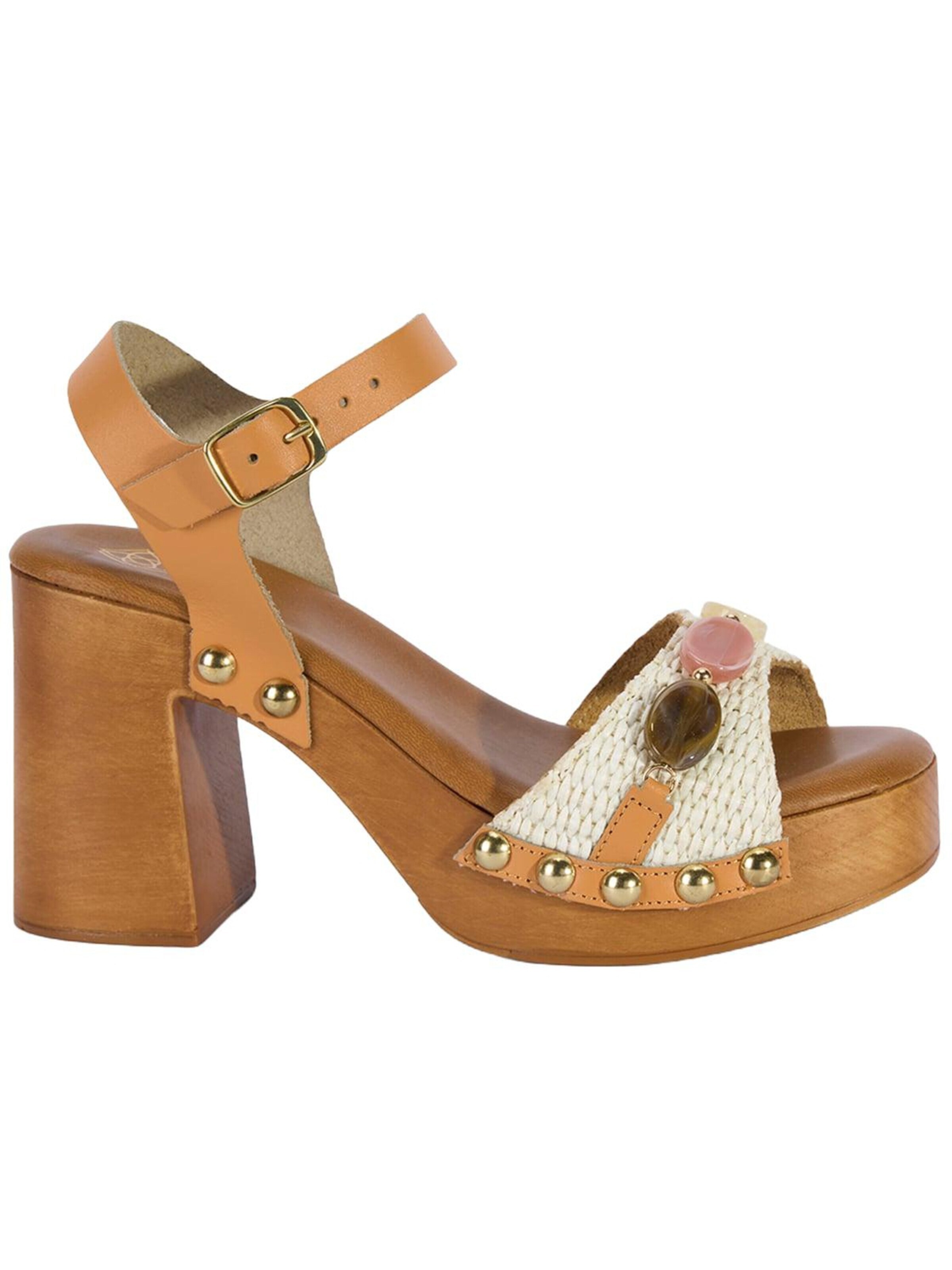 Desa Sandaal 'Plateau-Sandalen' in Wit