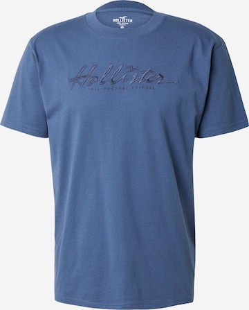 HOLLISTER Shirt 'TECH' in Blauw: voorkant