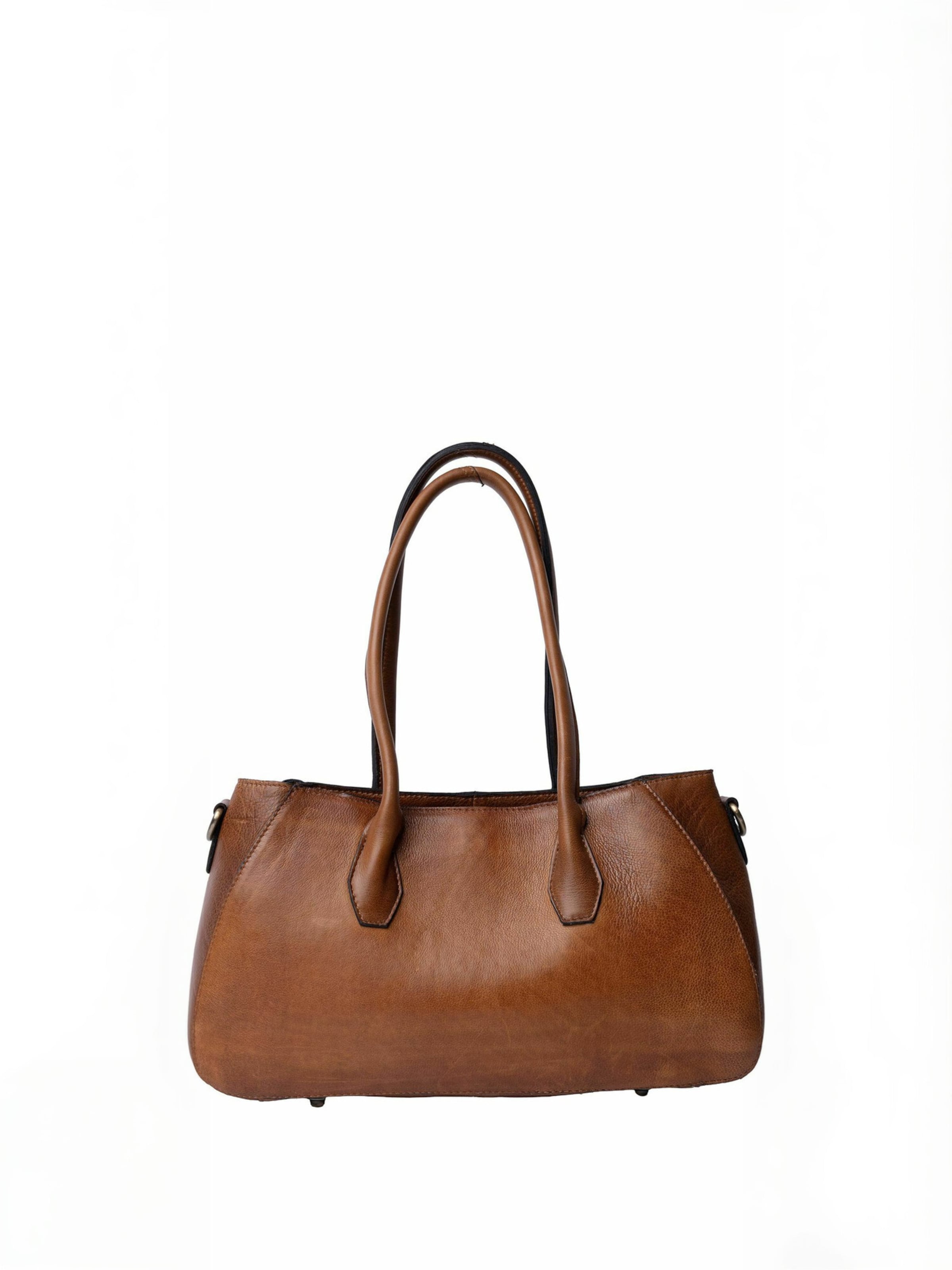 RE:DESIGNED Shopper ' Silje Small ' in Brown: front