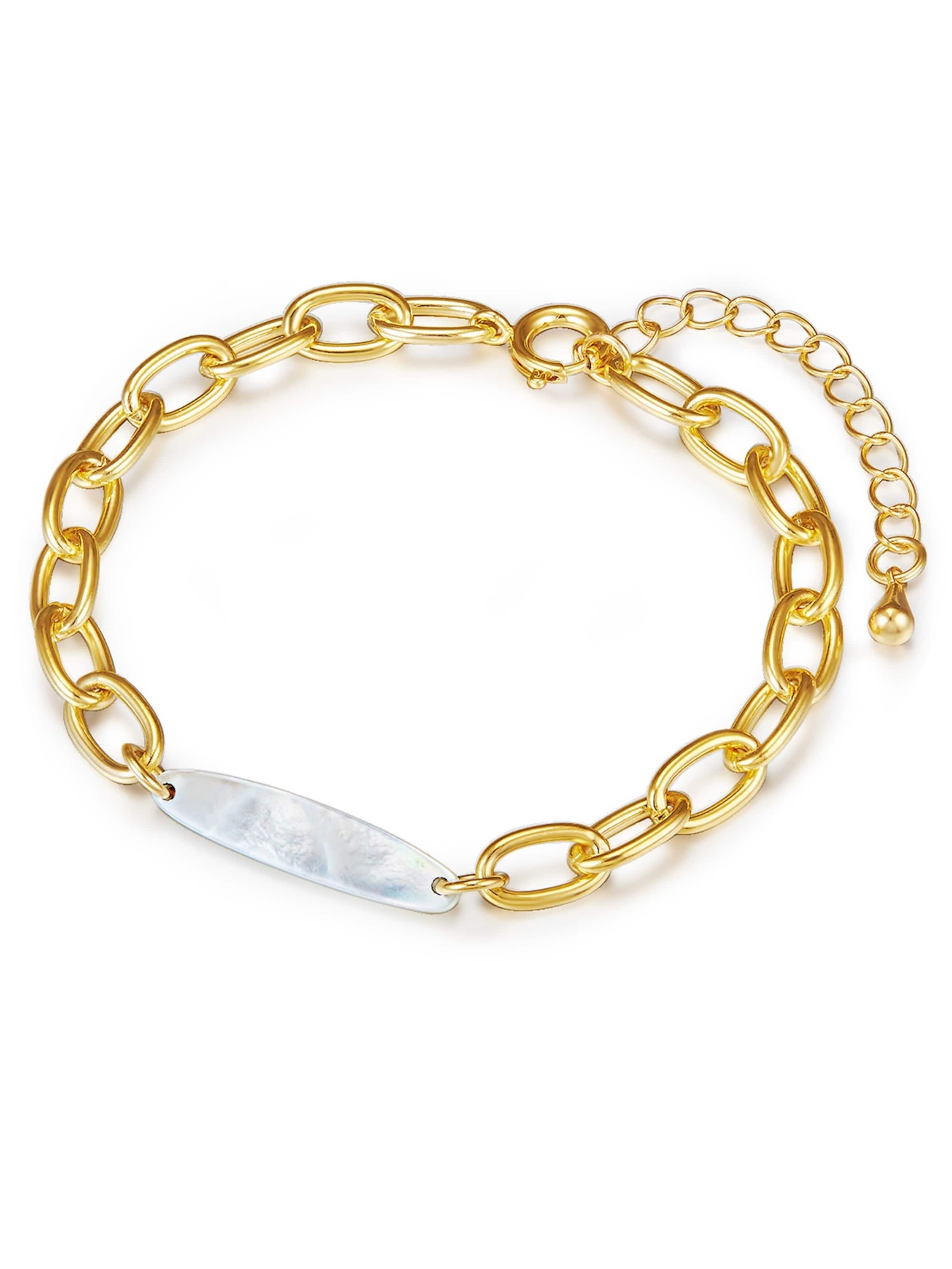 Lulu & Jane - Pulsera en oro: frente