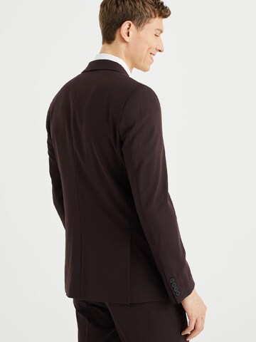 Slim fit Sacou Business de la WE Fashion pe maro