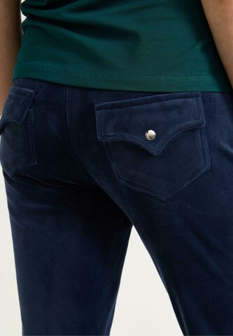 Lindex - regular Pantalón en azul