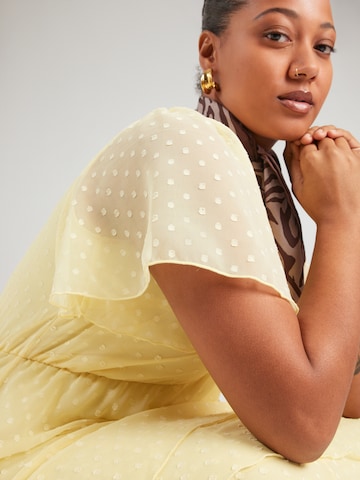 VILA Obleka 'VIDOBBY' | rumena barva