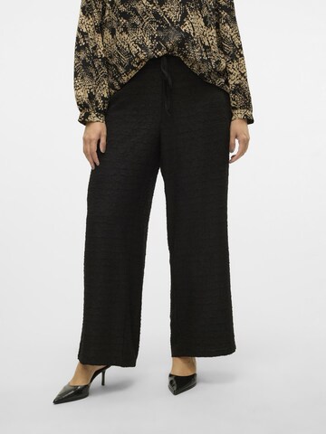Vero Moda Curve Regular Broek 'COFINE' in Zwart: voorkant