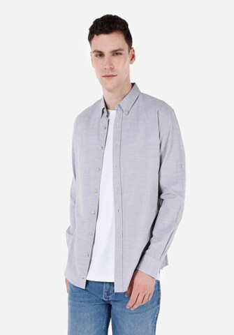 Colin's Regular fit Button Up Shirt in Grey: front