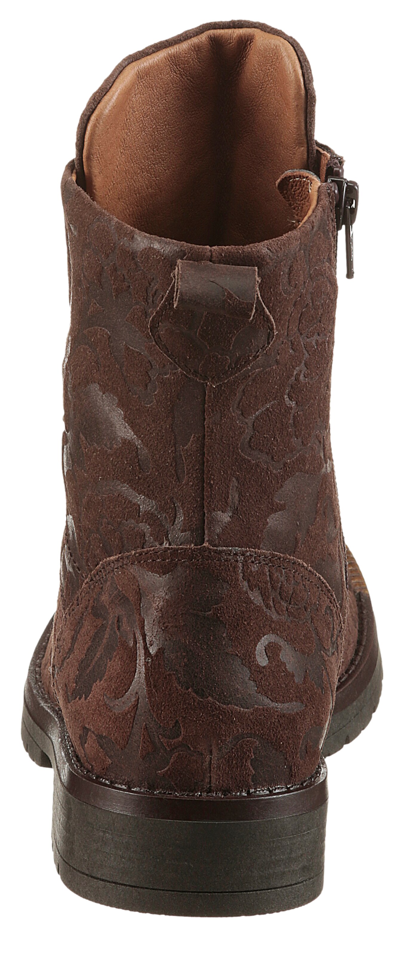 WALDLÄUFER Lace-Up Ankle Boots in Brown