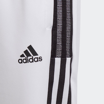 Coupe slim Pantalon de sport 'Trio 21' ADIDAS PERFORMANCE en blanc