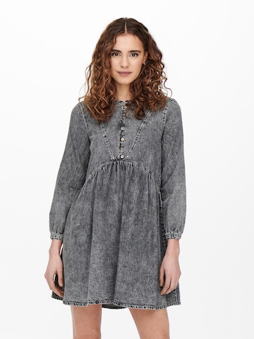 Robe-chemise 'Edie' ONLY en gris : devant