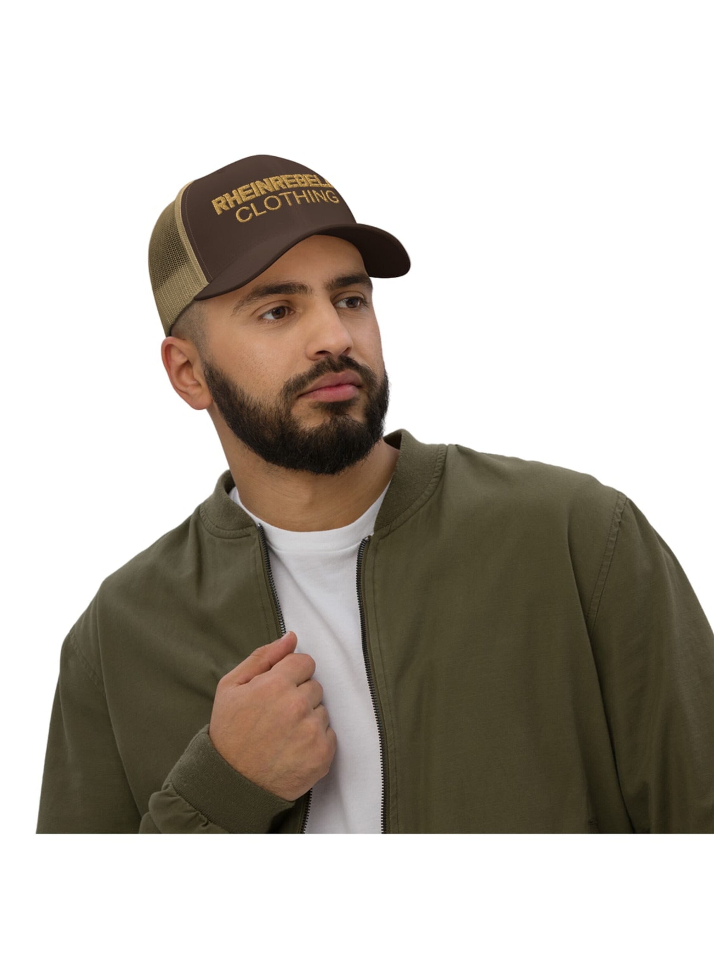 Rheinrebell Cap 'Trucker Cap' in Black