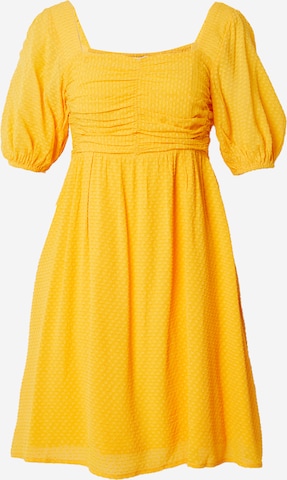 Robe 'EMY' FRNCH PARIS en jaune : devant