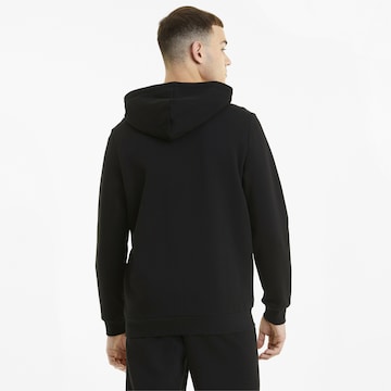 PUMA Athletic Zip-Up Hoodie in Black