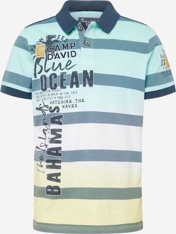 CAMP DAVID Shirt 'Beach Life' in Blue: front