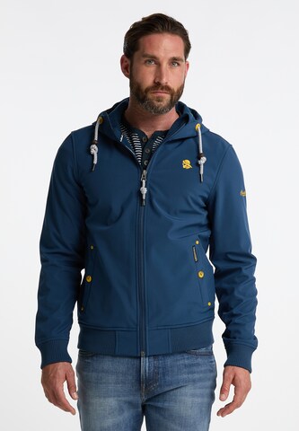 Schmuddelwedda Weatherproof jacket in Blue: front