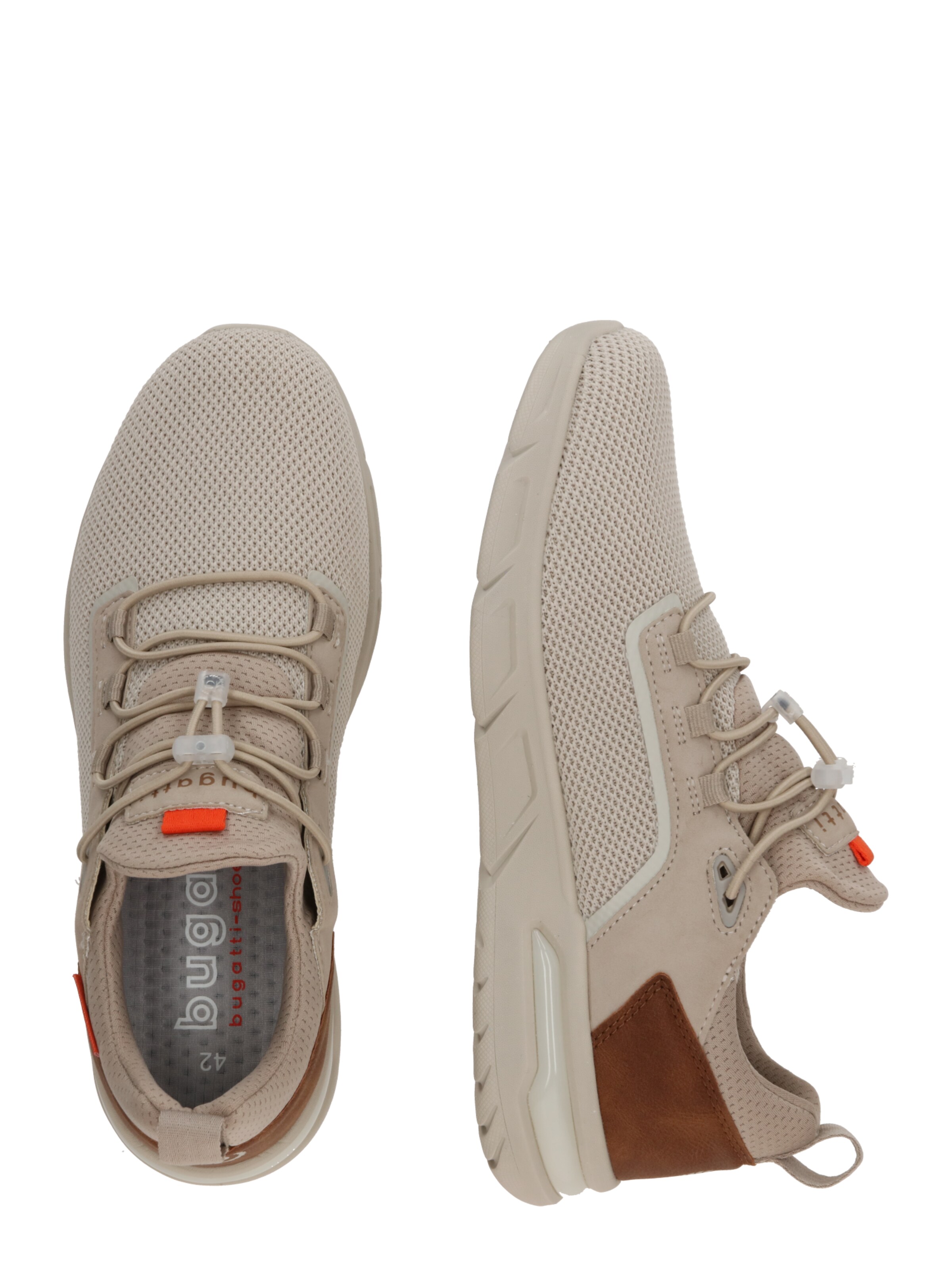 Baskets basses 'Nubola' bugatti en beige