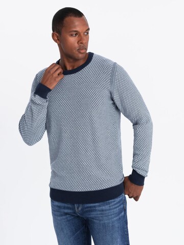 Pull-over 'OM-SWSW-0111' Ombre en bleu : devant